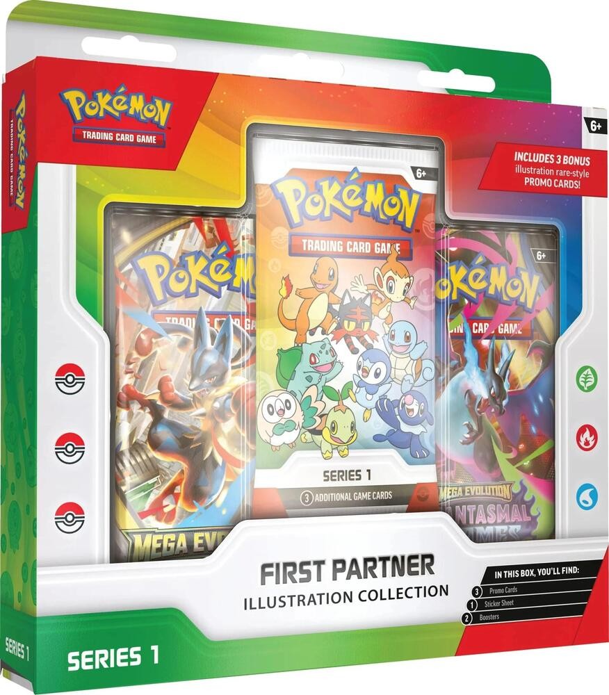 First Partner Illustration Collection (Series 1) 2026 Pokémon TCG sealed product from Pixel and Packs