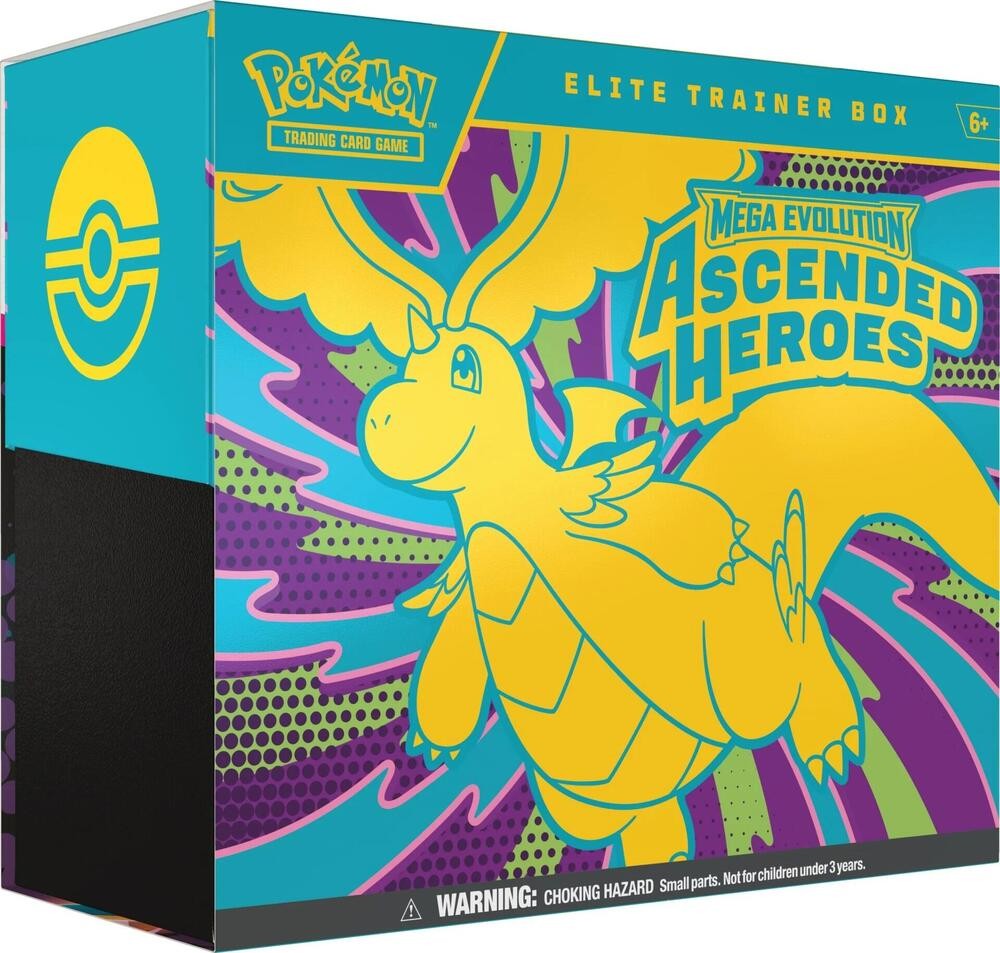 Ascended Heroes Elite Trainer Box Pokémon TCG sealed product from Pixel and Packs