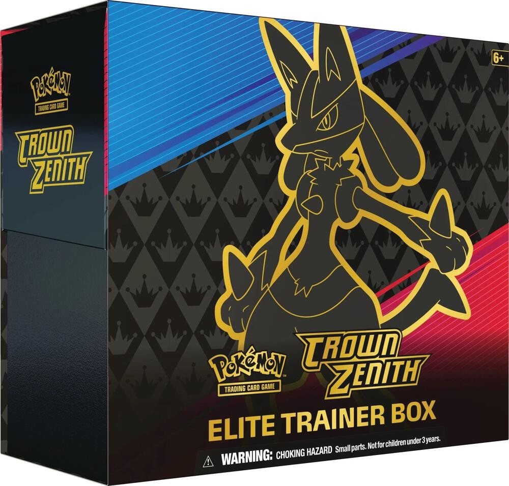 Crown Zenith Elite Trainer Box Pokémon TCG sealed product from Pixel and Packs
