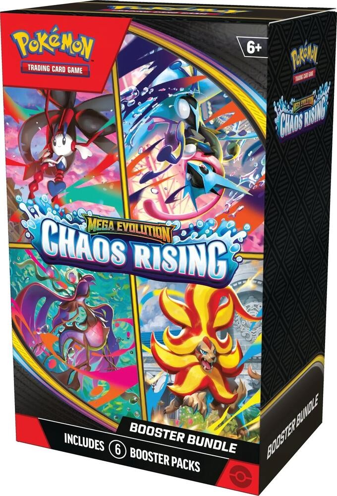 Chaos Rising Booster Bundle Pokémon TCG sealed product from Pixel and Packs
