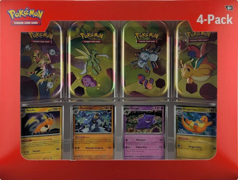 Sam's Club 151 (4 Mini Tins + 4 Promo Cards Bundle) Pokémon TCG sealed product from Pixel and Packs