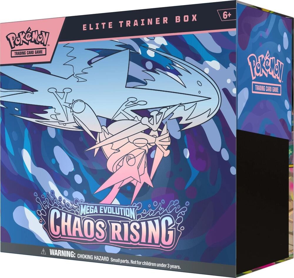 Chaos Rising Elite Trainer Box Pokémon TCG sealed product from Pixel and Packs