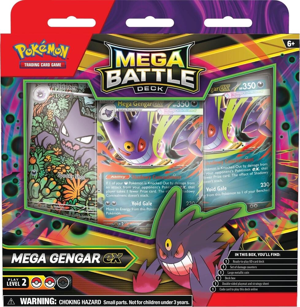Mega Battle Deck (Mega Gengar ex) Pokémon TCG sealed product from Pixel and Packs