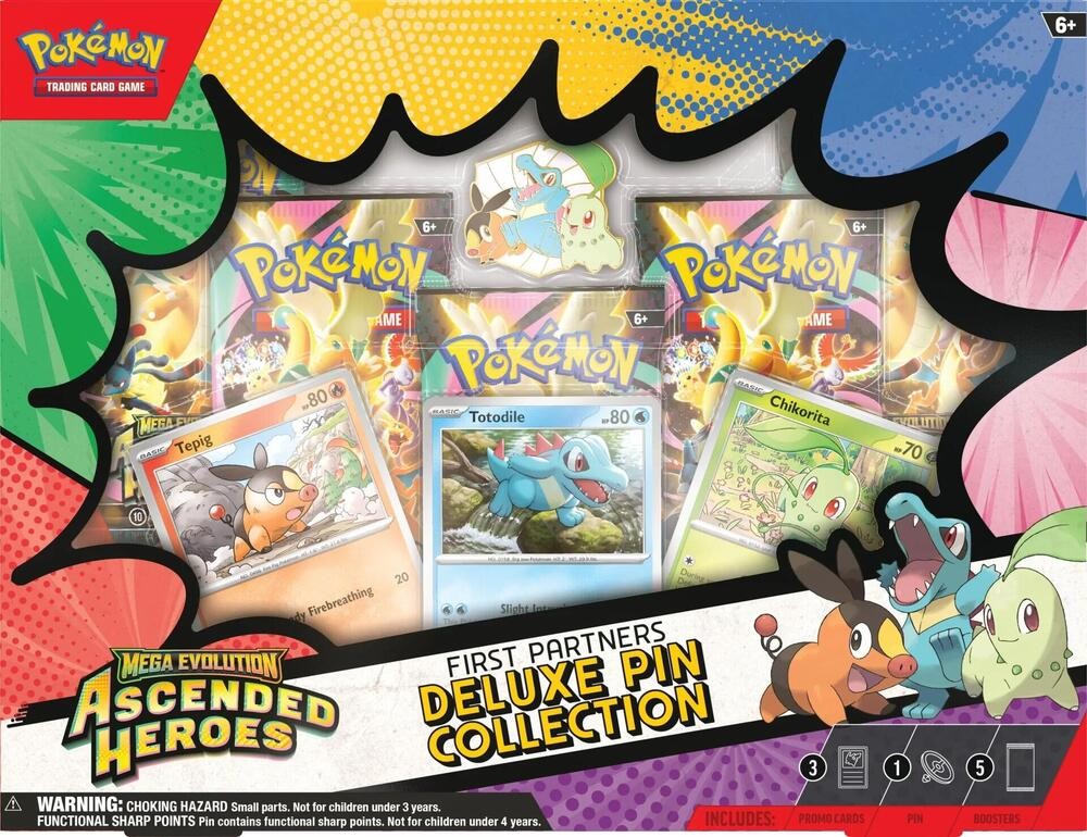 Ascended Heroes First Partners Deluxe Pin Collection sealed product