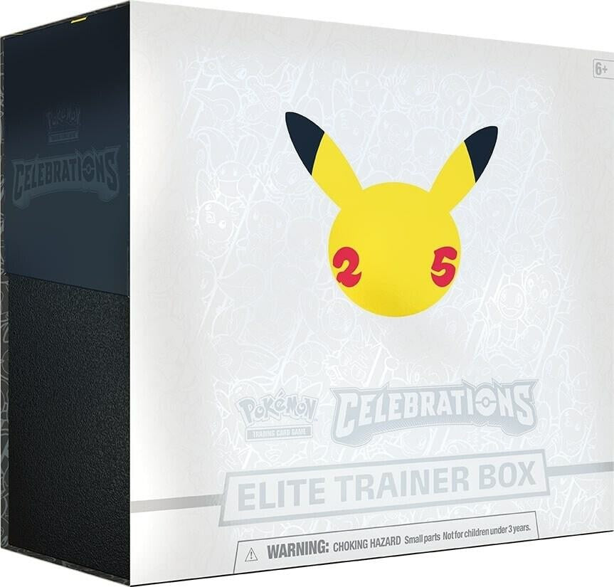 Celebrations Elite Trainer Box Pokémon TCG sealed product from Pixel and Packs