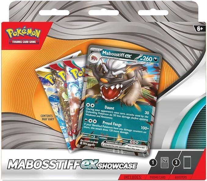 Mabosstiff ex Showcase Pokémon TCG sealed product from Pixel and Packs