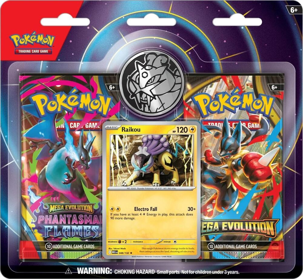 2-Pack Blister [Raikou] (3-tab) Pokémon TCG sealed product from Pixel and Packs