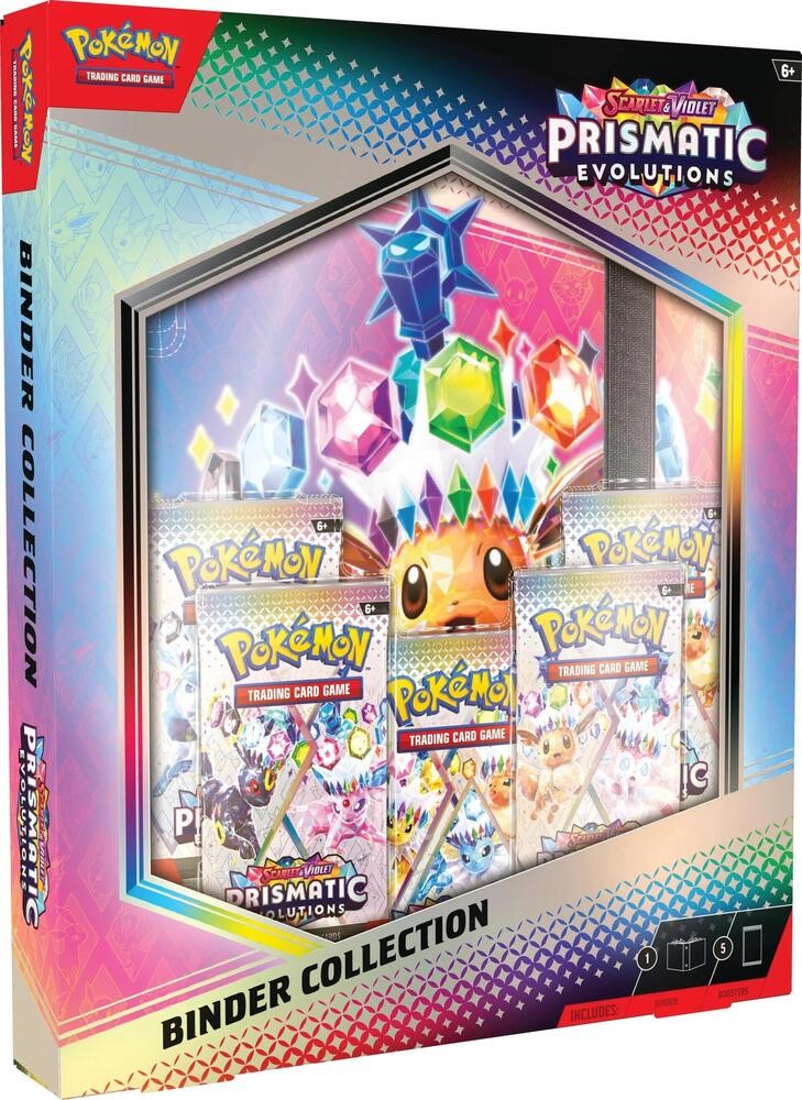 Prismatic Evolutions Binder Collection Pokémon TCG sealed product from Pixel and Packs