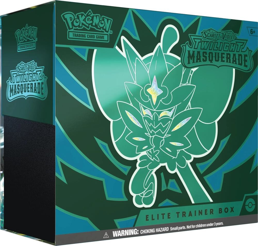 Twilight Masquerade Elite Trainer Box Pokémon TCG sealed product from Pixel and Packs