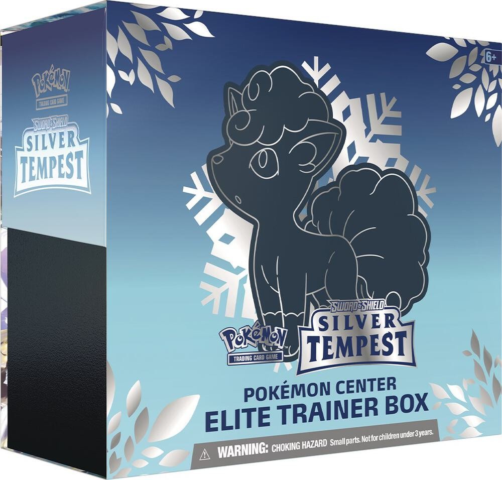 Silver Tempest Pokemon Center Elite Trainer Box Pokémon TCG sealed product from Pixel and Packs