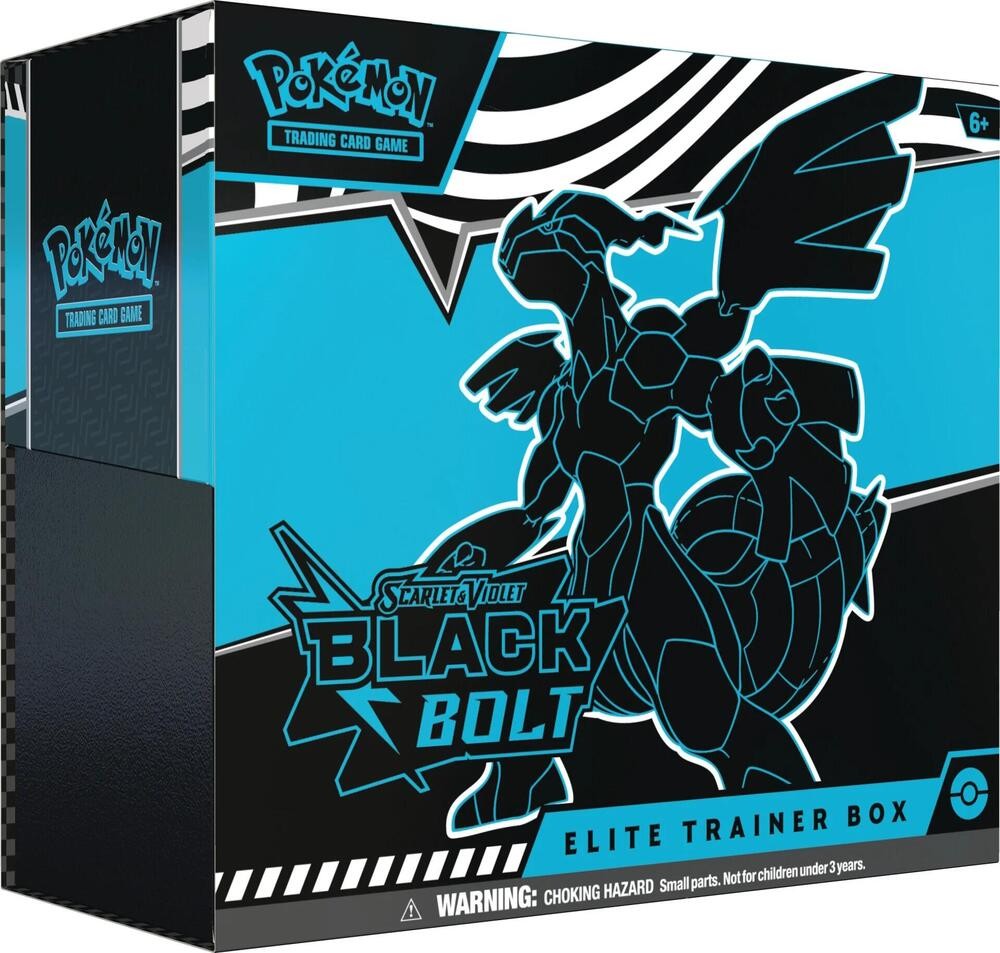 Black Bolt Elite Trainer Box Pokémon TCG sealed product from Pixel and Packs