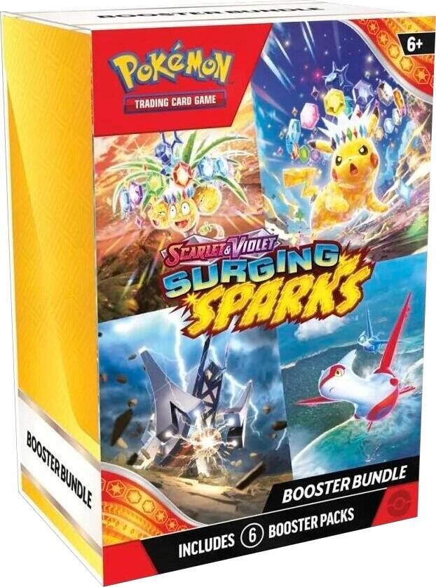 Surging Sparks Booster Bundle sealed trading card product