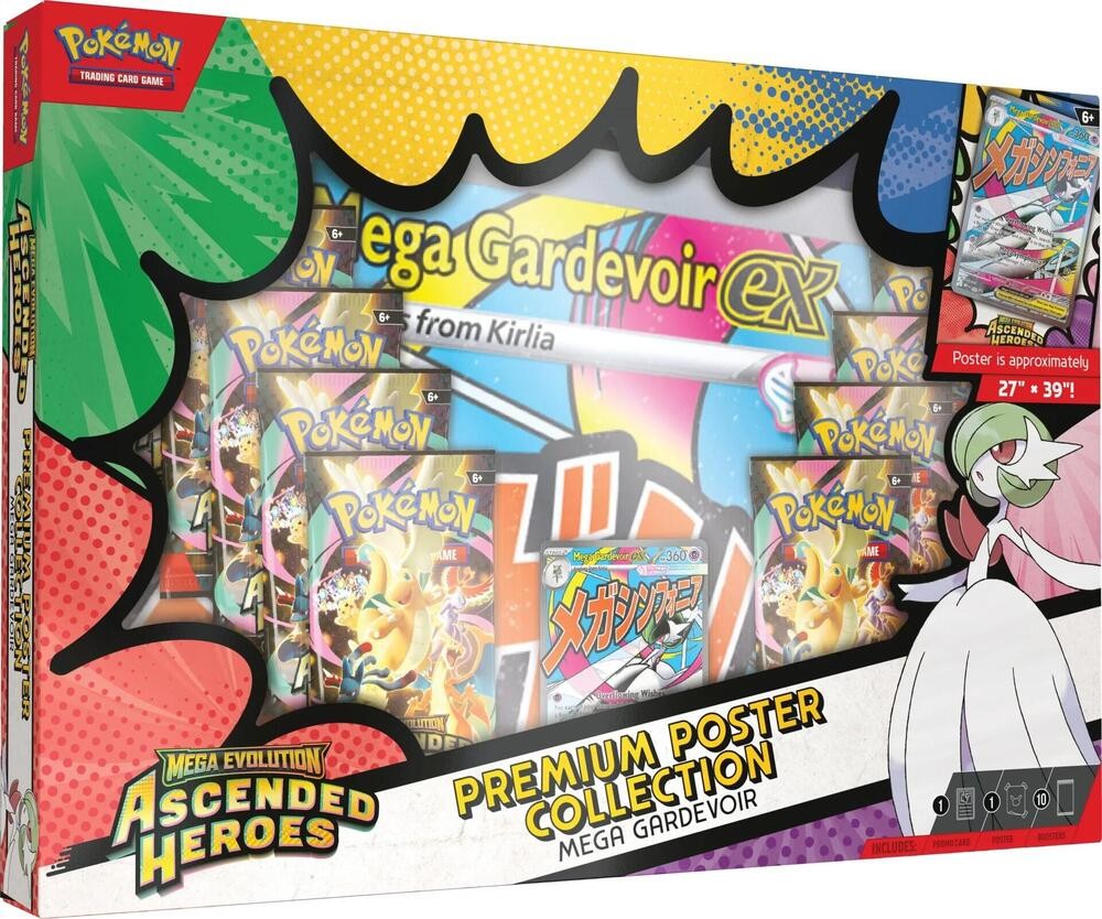 Ascended Heroes Premium Poster Collection Mega Gardevoir sealed product