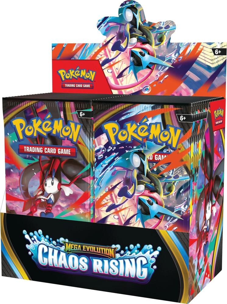 Chaos Rising Booster Box Pokémon TCG sealed product from Pixel and Packs