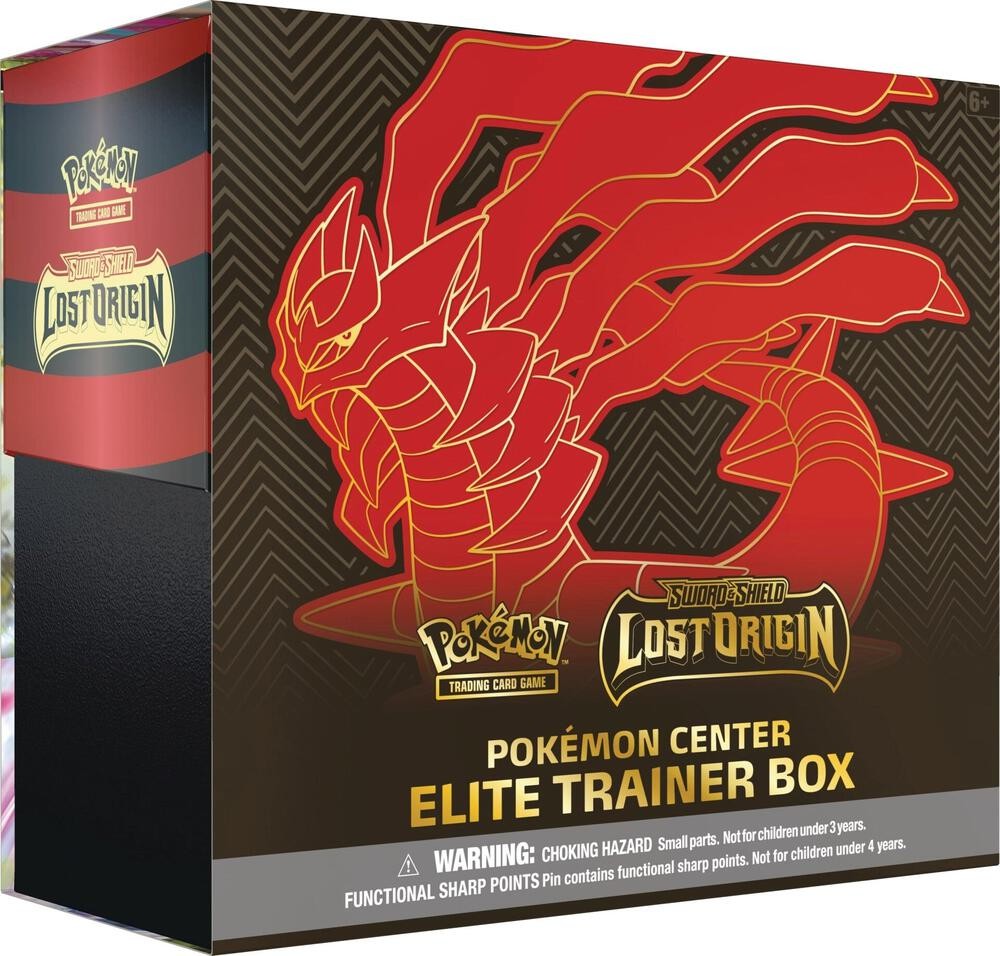 Lost Origin Pokemon Center Elite Trainer Box Pokémon TCG sealed product from Pixel and Packs