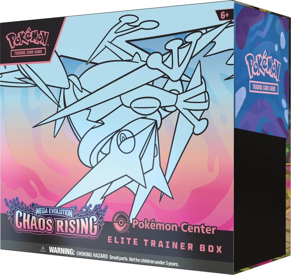 Chaos Rising Pokemon Center Elite Trainer Box Pokémon TCG sealed product from Pixel and Packs