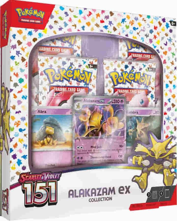 151: Alakazam ex Collection Pokémon TCG sealed product from Pixel and Packs