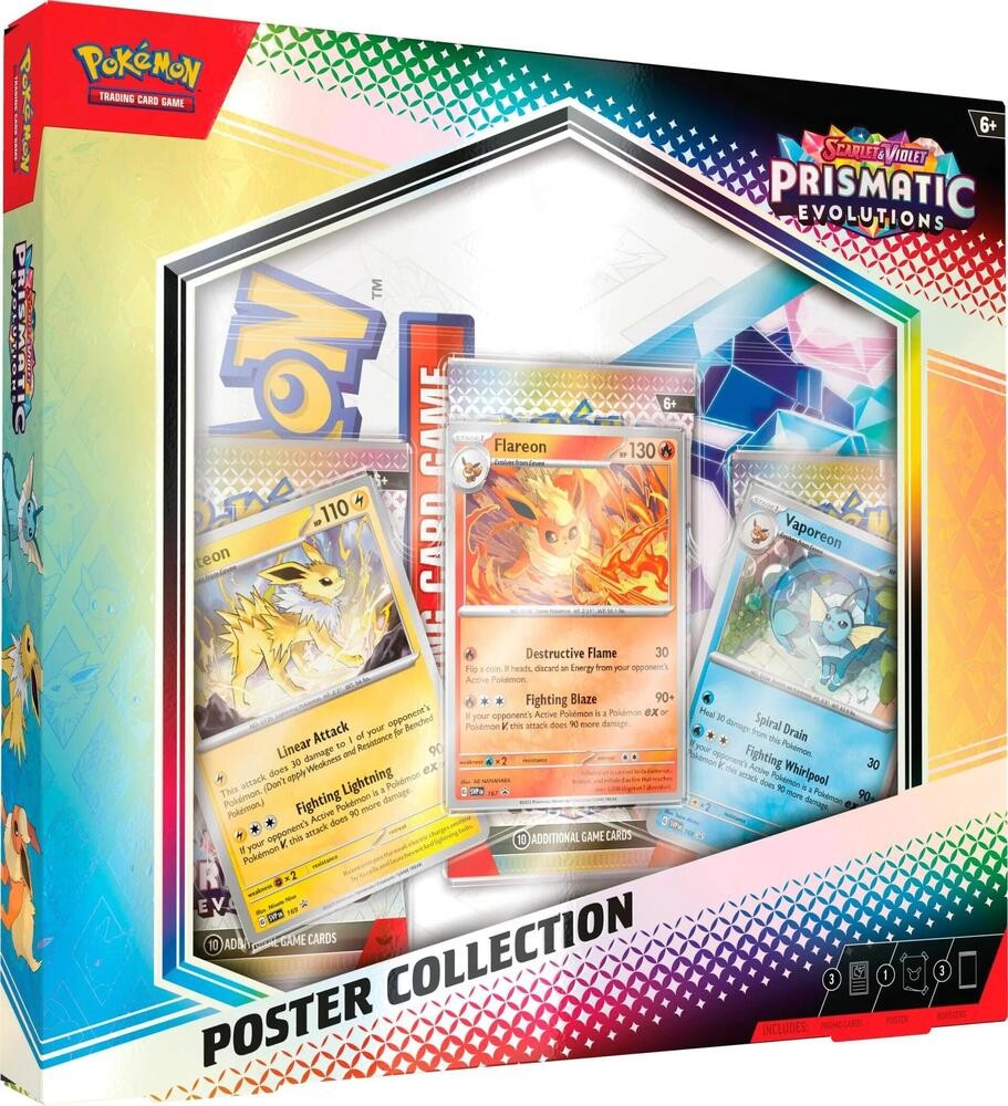 Prismatic Evolutions Poster Collection Pokémon TCG sealed product from Pixel and Packs