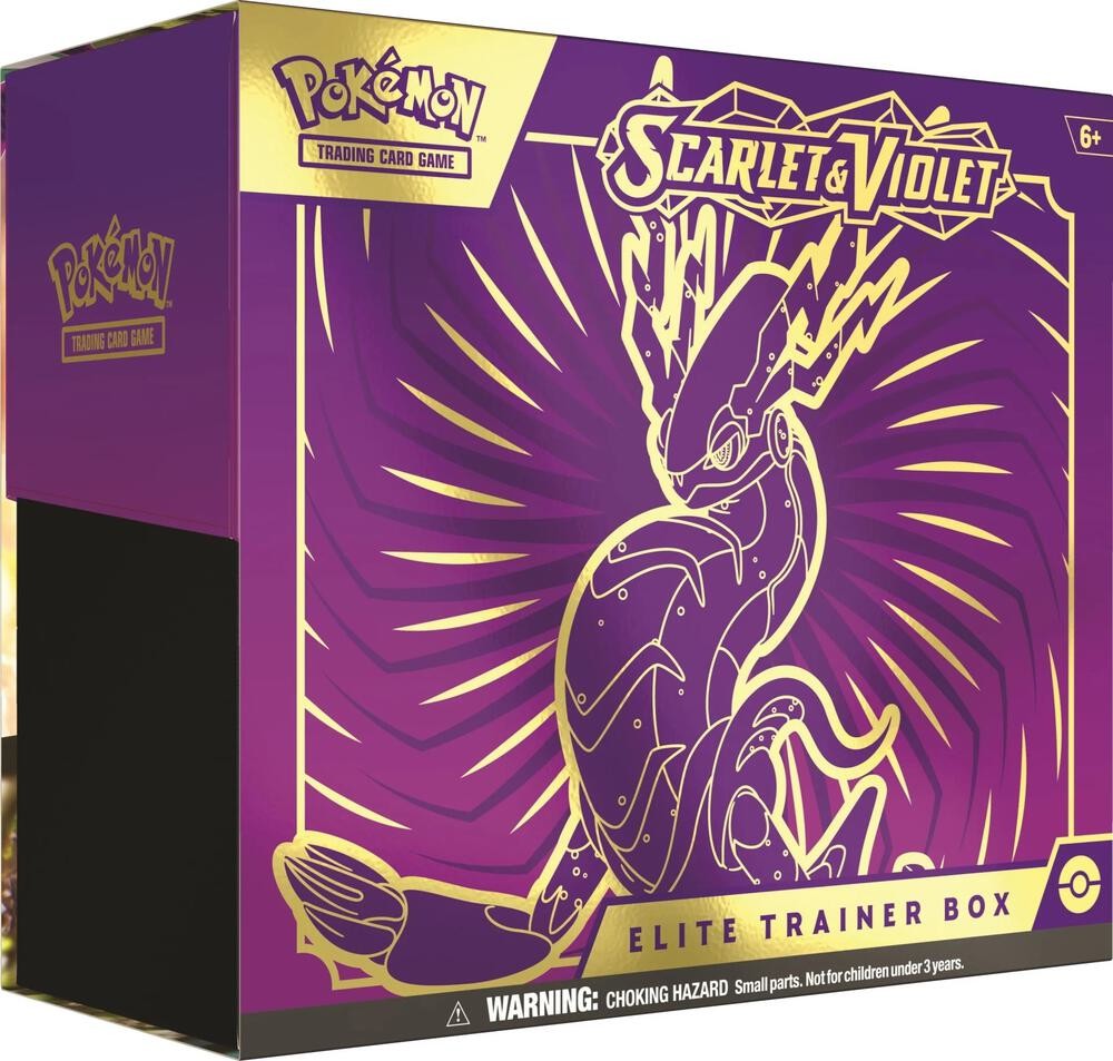 Scarlet & Violet Elite Trainer Box [Miraidon] Base Set Pokémon TCG sealed product from Pixel and Packs