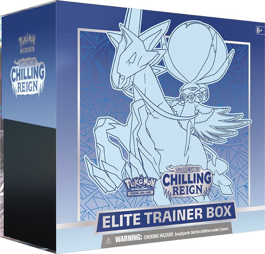 Chilling Reign Elite Trainer Box [Ice Rider Calyrex] Pokémon TCG sealed product from Pixel and Packs